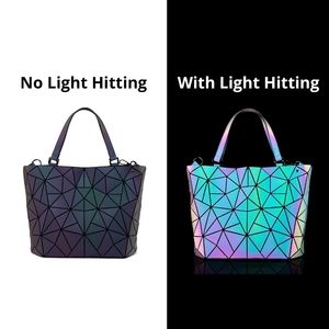 Geometrical Hologram Crossbody Purse